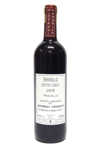 Canonica 2009 Barolo Paiagallo
